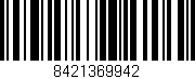 Código de barras (EAN, GTIN, SKU, ISBN): '8421369942'