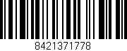 Código de barras (EAN, GTIN, SKU, ISBN): '8421371778'