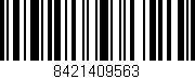 Código de barras (EAN, GTIN, SKU, ISBN): '8421409563'