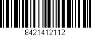 Código de barras (EAN, GTIN, SKU, ISBN): '8421412112'