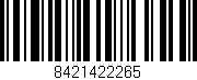 Código de barras (EAN, GTIN, SKU, ISBN): '8421422265'
