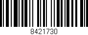 Código de barras (EAN, GTIN, SKU, ISBN): '8421730'