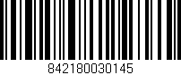 Código de barras (EAN, GTIN, SKU, ISBN): '842180030145'