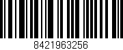 Código de barras (EAN, GTIN, SKU, ISBN): '8421963256'