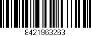 Código de barras (EAN, GTIN, SKU, ISBN): '8421963263'