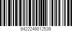 Código de barras (EAN, GTIN, SKU, ISBN): '8422248012539'