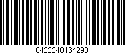 Código de barras (EAN, GTIN, SKU, ISBN): '8422248164290'