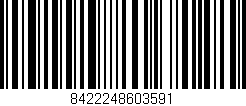 Código de barras (EAN, GTIN, SKU, ISBN): '8422248603591'