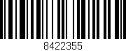 Código de barras (EAN, GTIN, SKU, ISBN): '8422355'