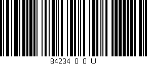 Código de barras (EAN, GTIN, SKU, ISBN): '84234_0_0_U'
