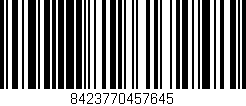 Código de barras (EAN, GTIN, SKU, ISBN): '8423770457645'