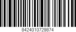 Código de barras (EAN, GTIN, SKU, ISBN): '8424010729874'