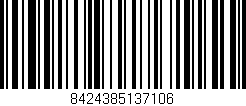 Código de barras (EAN, GTIN, SKU, ISBN): '8424385137106'