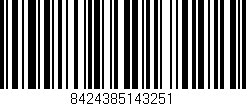 Código de barras (EAN, GTIN, SKU, ISBN): '8424385143251'