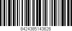 Código de barras (EAN, GTIN, SKU, ISBN): '8424385143626'