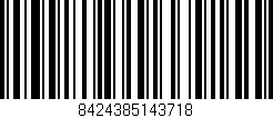Código de barras (EAN, GTIN, SKU, ISBN): '8424385143718'