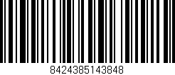Código de barras (EAN, GTIN, SKU, ISBN): '8424385143848'