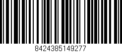 Código de barras (EAN, GTIN, SKU, ISBN): '8424385149277'