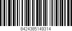 Código de barras (EAN, GTIN, SKU, ISBN): '8424385149314'
