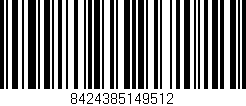 Código de barras (EAN, GTIN, SKU, ISBN): '8424385149512'