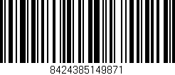 Código de barras (EAN, GTIN, SKU, ISBN): '8424385149871'