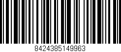 Código de barras (EAN, GTIN, SKU, ISBN): '8424385149963'