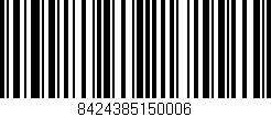 Código de barras (EAN, GTIN, SKU, ISBN): '8424385150006'