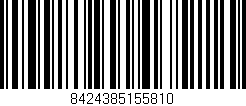 Código de barras (EAN, GTIN, SKU, ISBN): '8424385155810'