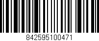 Código de barras (EAN, GTIN, SKU, ISBN): '842595100471'