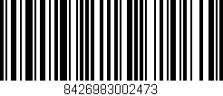 Código de barras (EAN, GTIN, SKU, ISBN): '8426983002473'