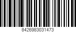 Código de barras (EAN, GTIN, SKU, ISBN): '8426983031473'