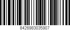 Código de barras (EAN, GTIN, SKU, ISBN): '8426983035907'