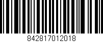 Código de barras (EAN, GTIN, SKU, ISBN): '842817012018'