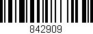 Código de barras (EAN, GTIN, SKU, ISBN): '842909'