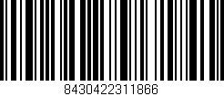 Código de barras (EAN, GTIN, SKU, ISBN): '8430422311866'