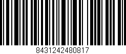 Código de barras (EAN, GTIN, SKU, ISBN): '8431242480817'