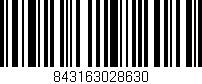 Código de barras (EAN, GTIN, SKU, ISBN): '843163028630'