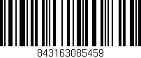 Código de barras (EAN, GTIN, SKU, ISBN): '843163085459'