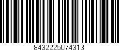 Código de barras (EAN, GTIN, SKU, ISBN): '8432225074313'