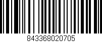 Código de barras (EAN, GTIN, SKU, ISBN): '843368020705'