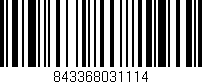 Código de barras (EAN, GTIN, SKU, ISBN): '843368031114'