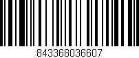 Código de barras (EAN, GTIN, SKU, ISBN): '843368036607'
