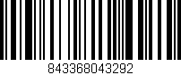 Código de barras (EAN, GTIN, SKU, ISBN): '843368043292'