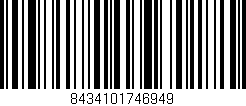 Código de barras (EAN, GTIN, SKU, ISBN): '8434101746949'