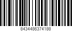 Código de barras (EAN, GTIN, SKU, ISBN): '8434486374188'