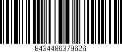 Código de barras (EAN, GTIN, SKU, ISBN): '8434486379626'