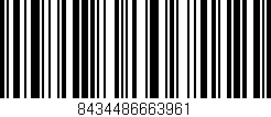 Código de barras (EAN, GTIN, SKU, ISBN): '8434486663961'