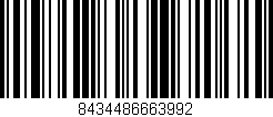 Código de barras (EAN, GTIN, SKU, ISBN): '8434486663992'