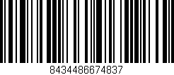Código de barras (EAN, GTIN, SKU, ISBN): '8434486674837'