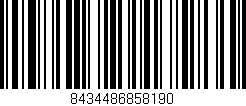 Código de barras (EAN, GTIN, SKU, ISBN): '8434486858190'
